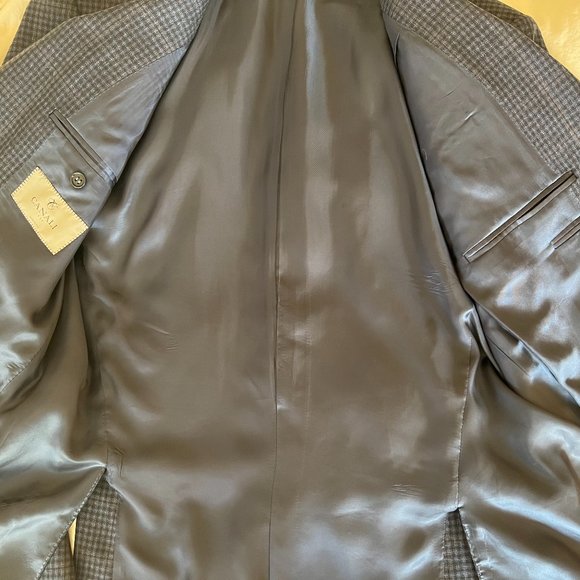 Canali Wool Sport Coat Beautiful Plaid Regular Fit Size US 40 - Picture 5 of 13